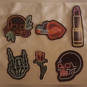 Neon stickers random